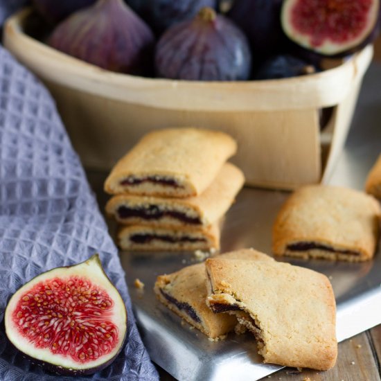 Homemade fresh fig Fig Newtons