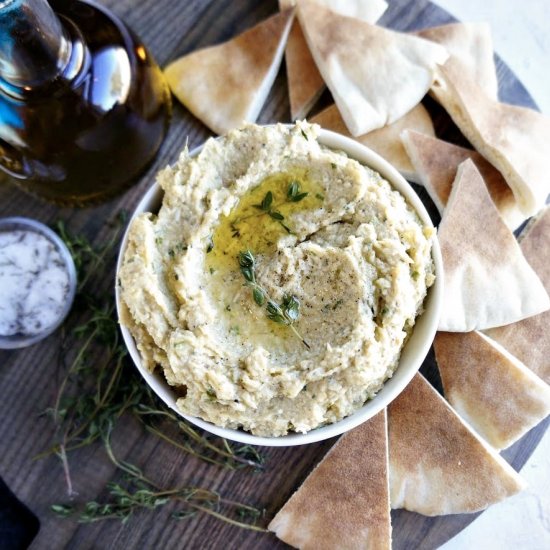 Parmesan Artichoke + White Bean Dip