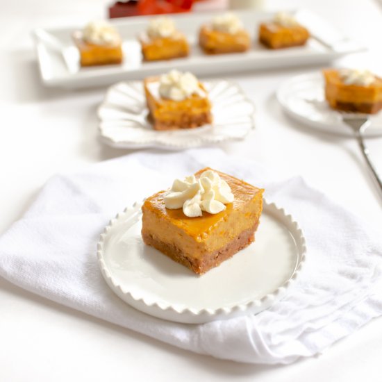 Pumpkin Cheesecake Squares