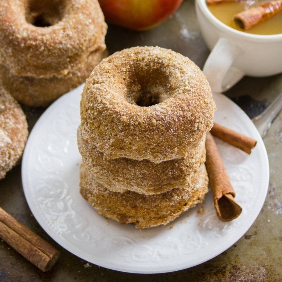 Apple Cider Baked Doughnuts