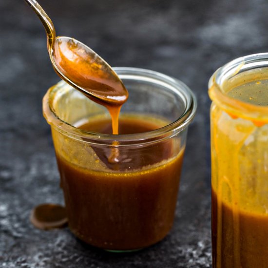 Pumpkin Spice Salted Caramel Sauce