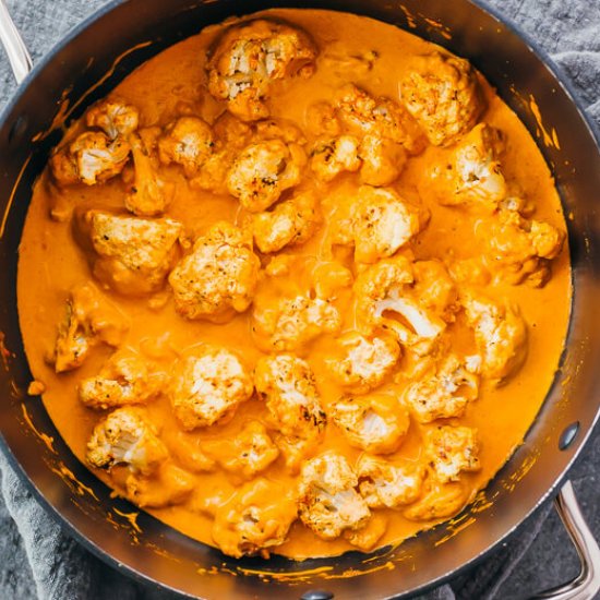 Indian Roasted Cauliflower Curry