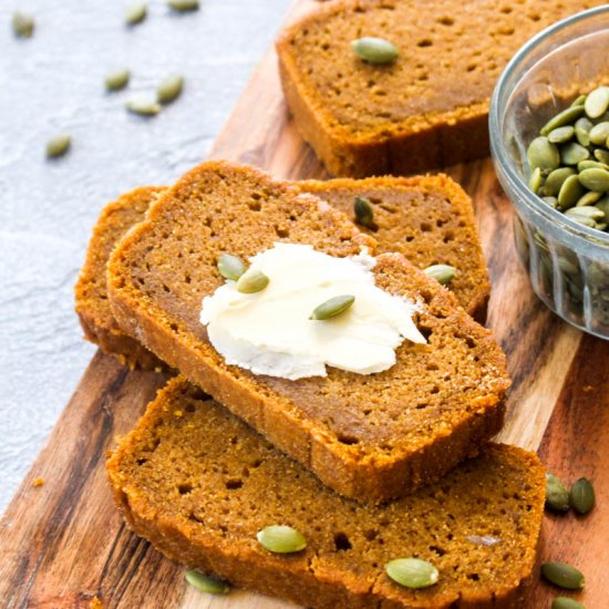 Gluten Free Pumpkin Bread