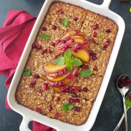 Apple Spice Baked Oatmeal