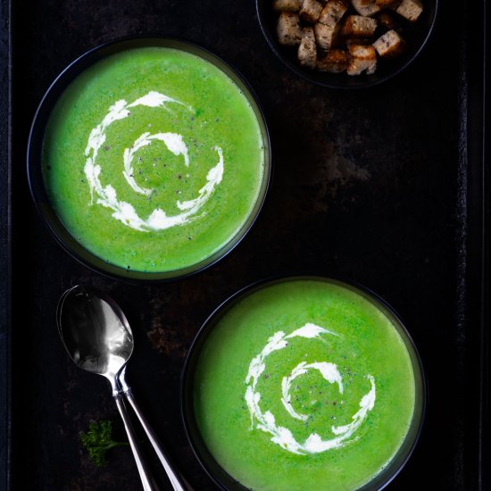 Raw Broccoli Soup