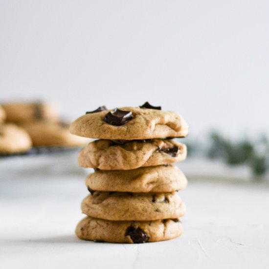 “Pumpkin” Chocolate Chip Cookies