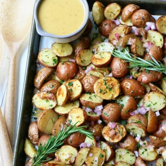 Roasted Rosemary Potato Salad