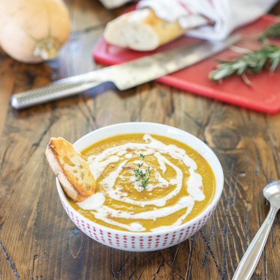 Roasted Butternut Squash Soup