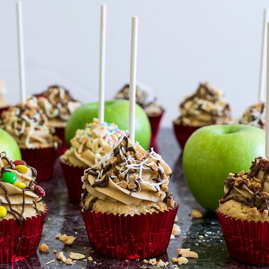 Caramel Apple Cupcakes