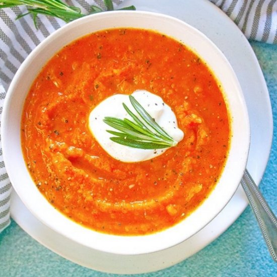 Creamy Vegan Sweet Potato Soup