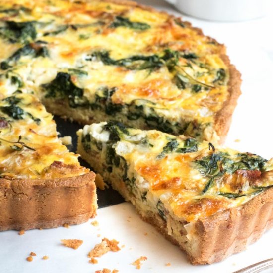 Spinach Bacon Quiche