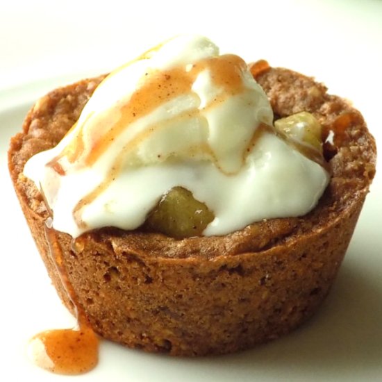 Apple Crisp Cookie Cups