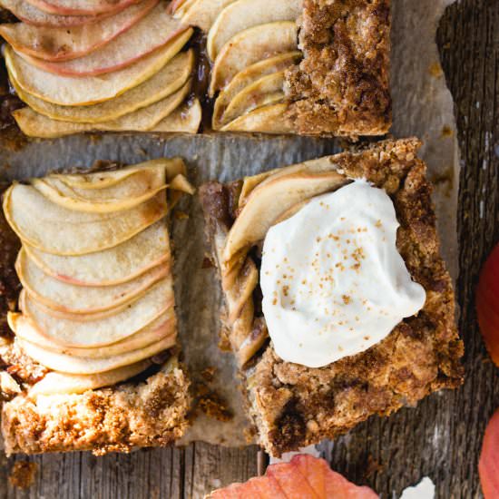 Apple Bourbon Galette