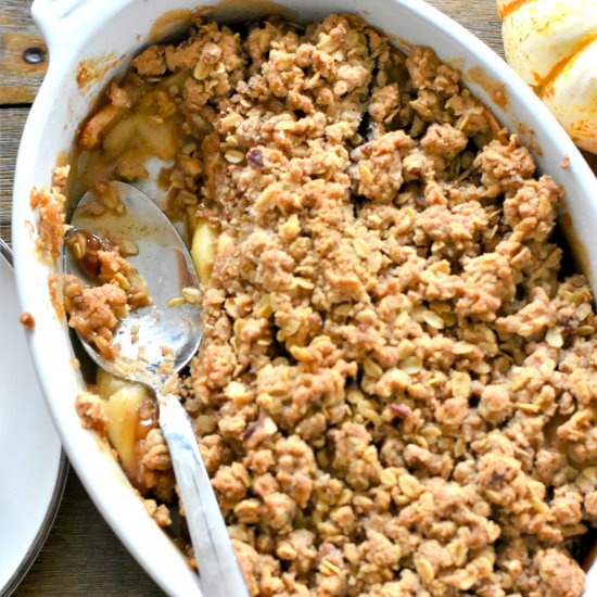 Gluten Free & Vegan Apple Crisp