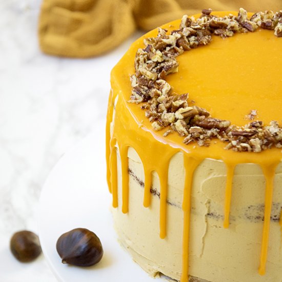 Pumpkin Spiced Latte Layer Cake