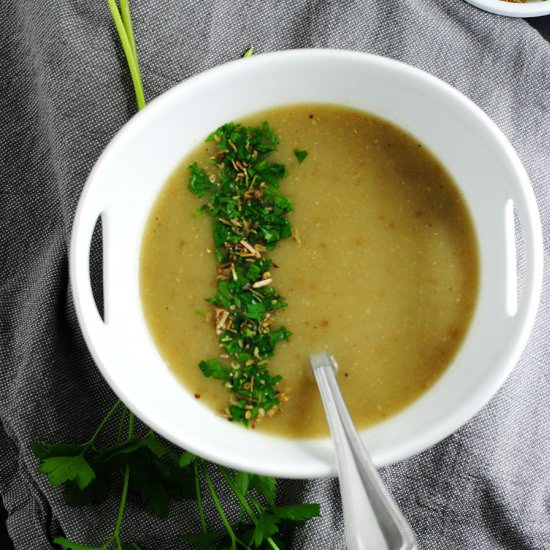 Eggplant soup