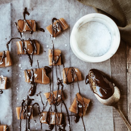 Chocolate Covered Beer Caramels