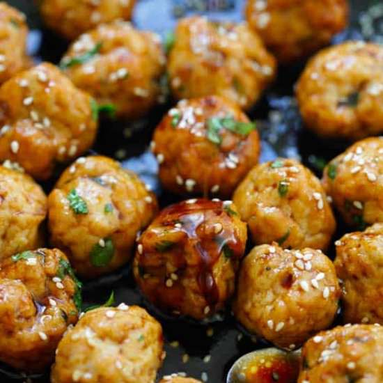 Teriyaki Chicken Meatballs