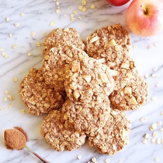 Vegan Apple Pie Breakfast Cookies