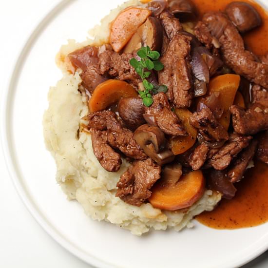 Vegan Bourguignon