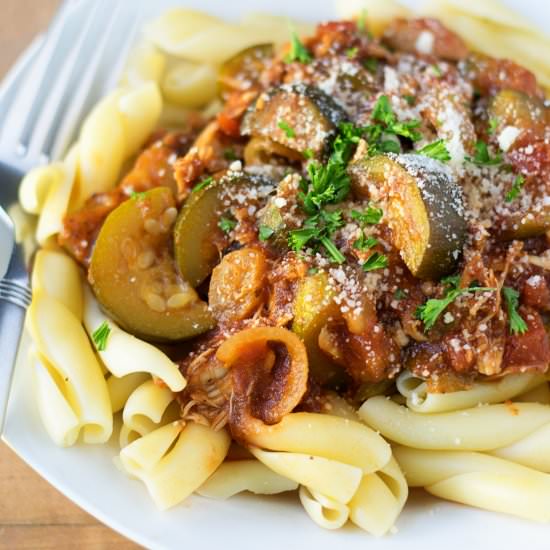 Crockpot Chicken Cacciatore