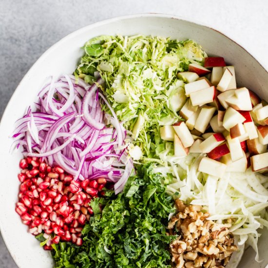 Shaved Brussels Sprouts Salad