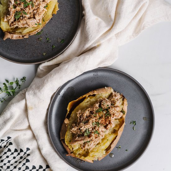 Shredded Pork Sweet Potatoes