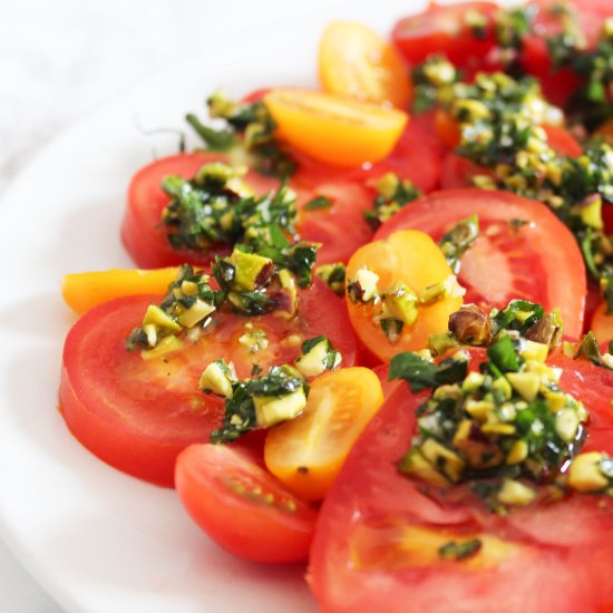 Tomato and herb salad