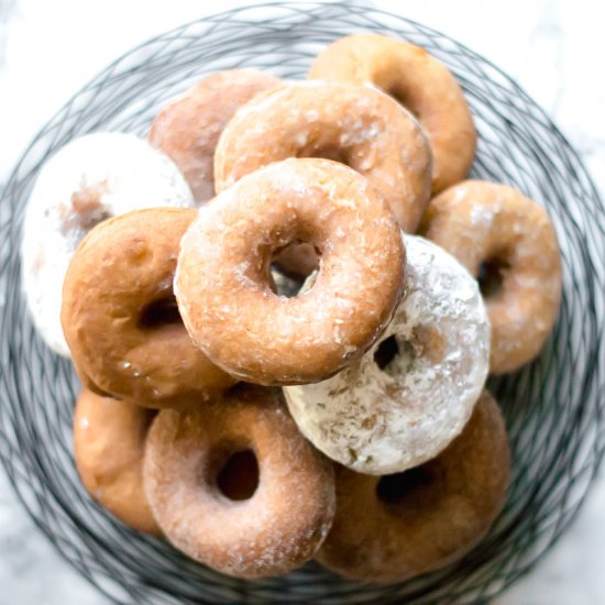 Spiced Buttermilk Cake Donuts