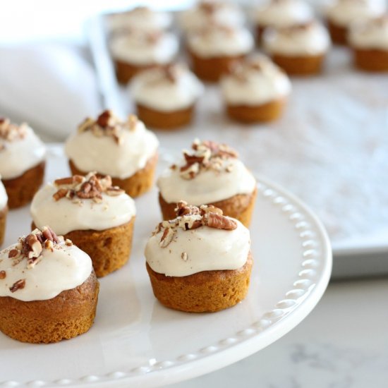 Mini Pumpkin Spice Cupcakes