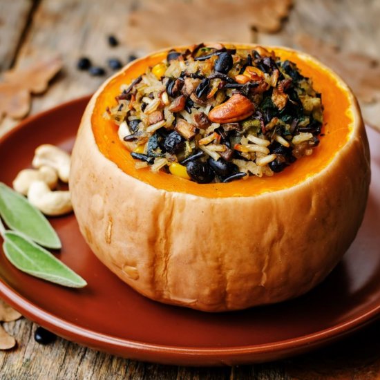 Autumn Stuffed Pumpkin