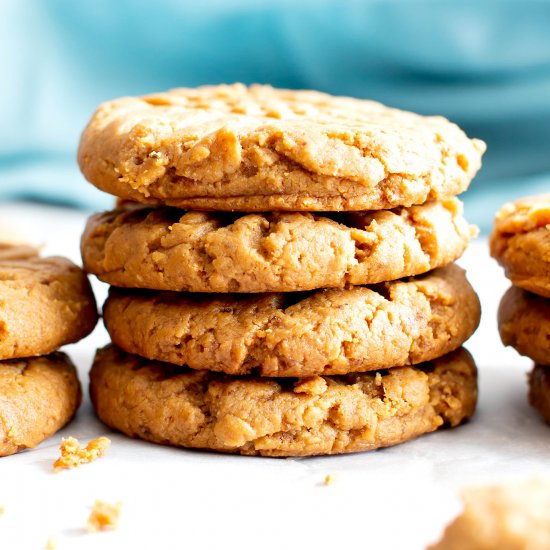 Soft Peanut Butter Cookies