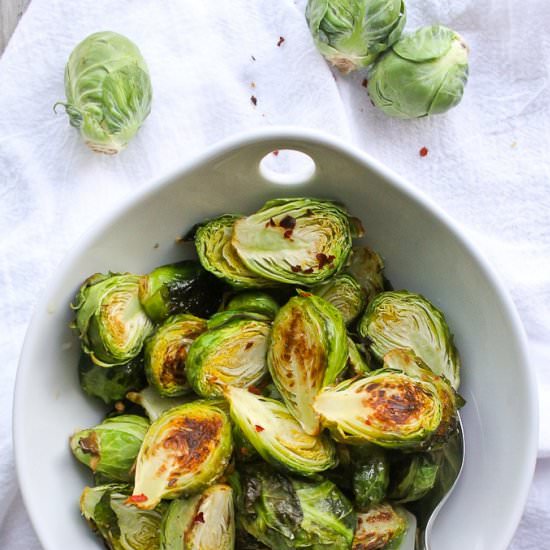 Oven-Roasted Brussels Sprouts