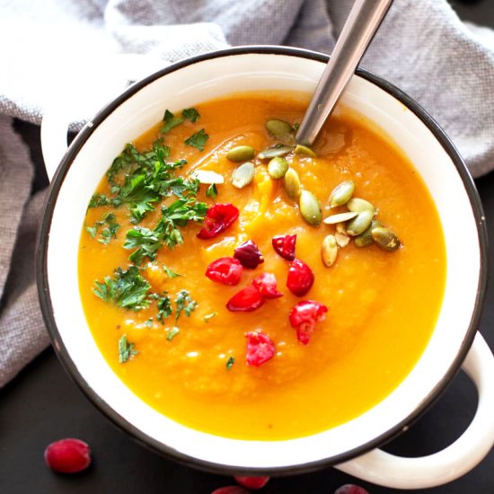 Spiced Butternut Squash Soup