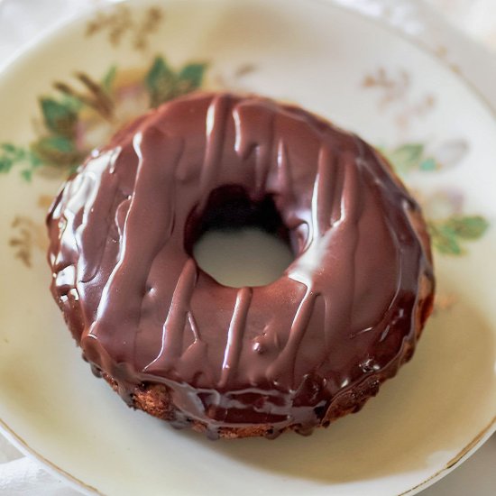 Glazed Tigernut Olive Oil Doughnuts