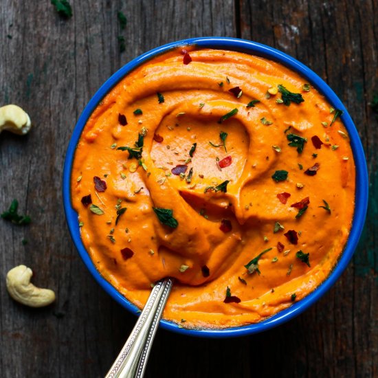 Cashew Roasted Red Pepper Sauce