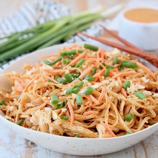 Thai Peanut Chicken Noodles