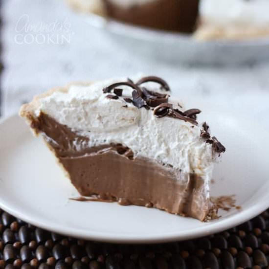 Homemade French Silk Pie