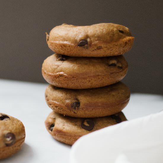 Cinnamon Chocolate Chip Donuts