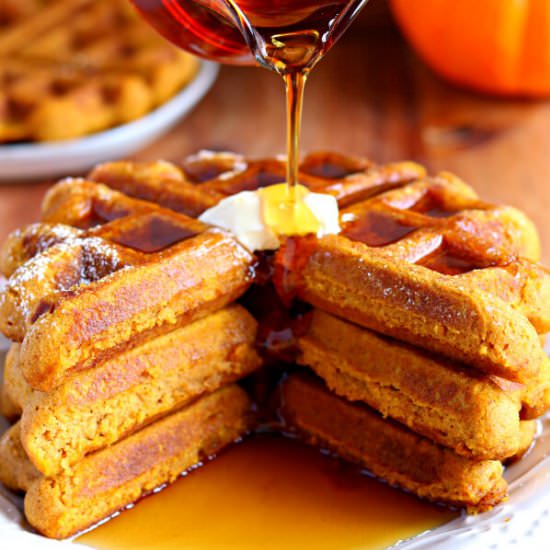 Gluten-Free Pumpkin Waffles