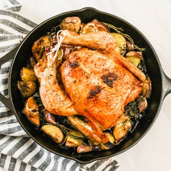 Skillet Roasted Chicken