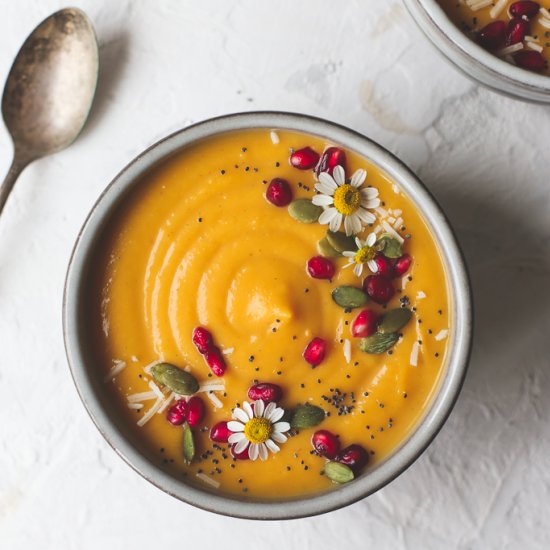 Parmesan Butternut Squash Soup