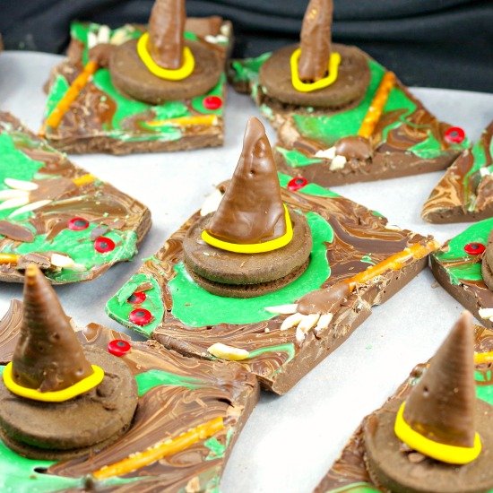 Melting Witch Chocolate Bark