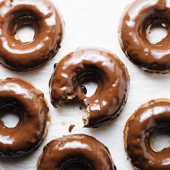 Banana Bread Baked Donuts