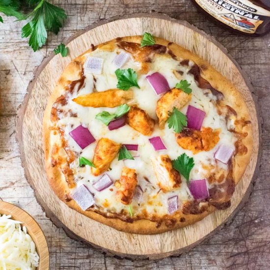 Easy BBQ Chicken Pizza