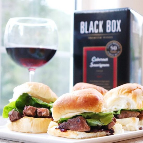 Ribeye Sliders with Red Onion Jam