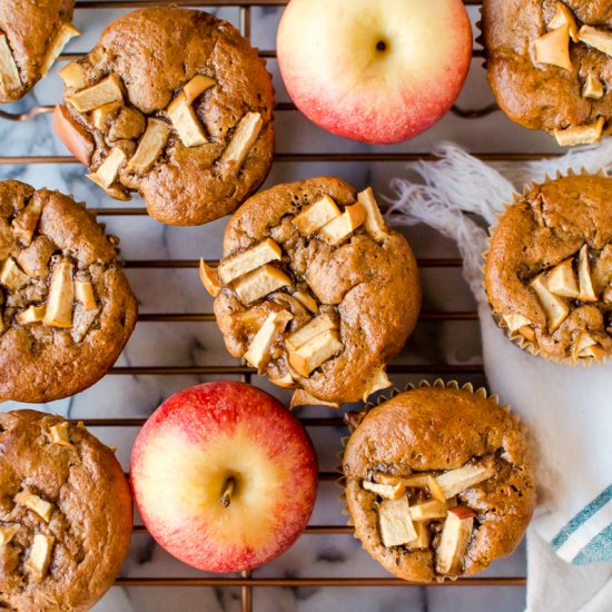 Apple Cinnamon Almond Butter Muffin