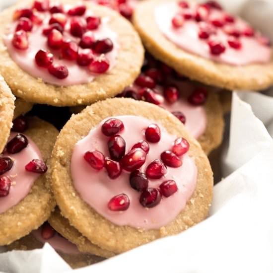 Brown Sugar Shortbread Cookies