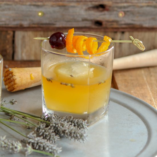 Lavnder & Wild Orange Old Fashioned