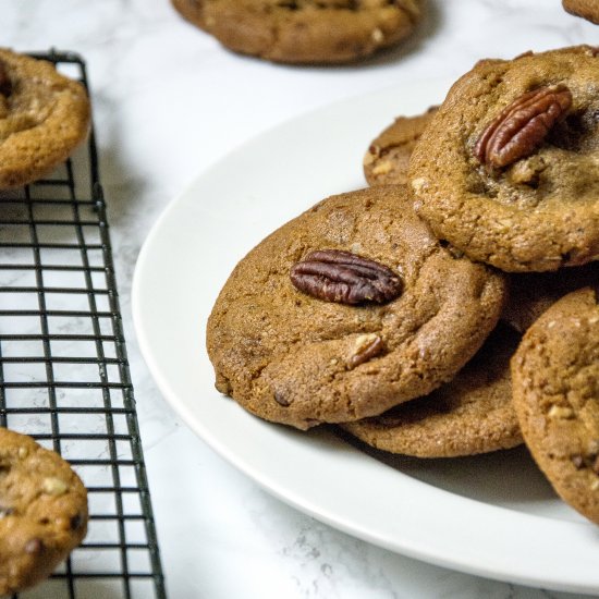 Brown Butter Pecan Cookies